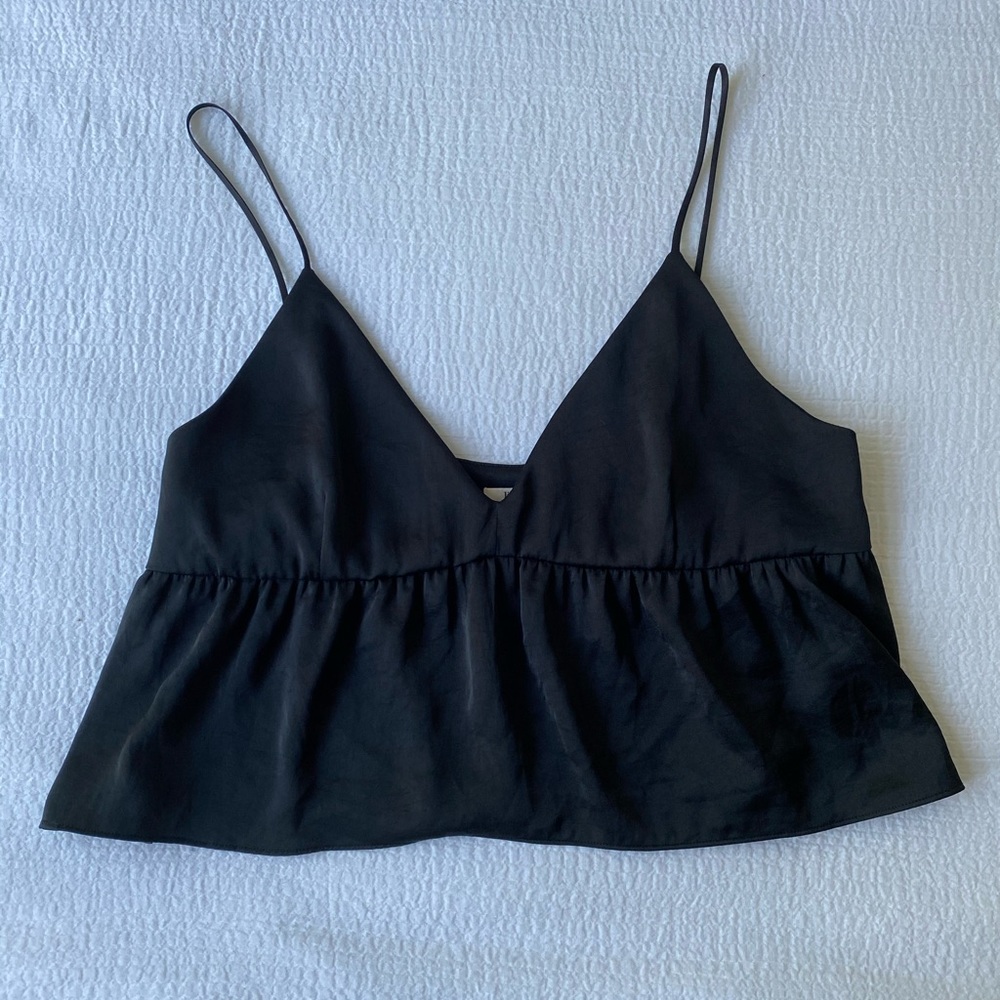 Aritzia Satin Crop Camisole✨